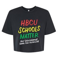 HBCU Proud Our Educational Roots Are Historical Bella+Canvas Jersey Crop Tee