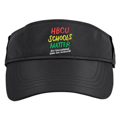 HBCU Proud Our Educational Roots Are Historical Adult Drive Performance Visor