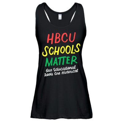 HBCU Proud Our Educational Roots Are Historical Ladies Essential Flowy Tank