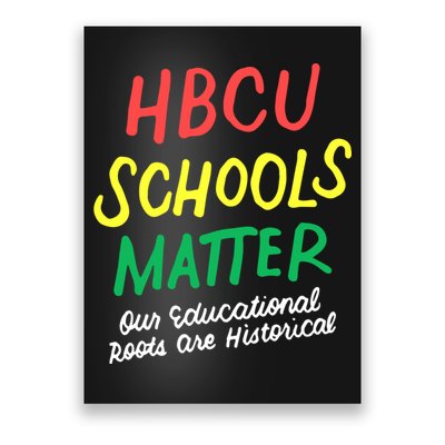 HBCU Proud Our Educational Roots Are Historical Poster