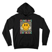 Hippie Peace Out 8th Grade Teacher Last Day Of School Hoodie