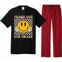 Hippie Peace Out 8th Grade Teacher Last Day Of School Pajama Set