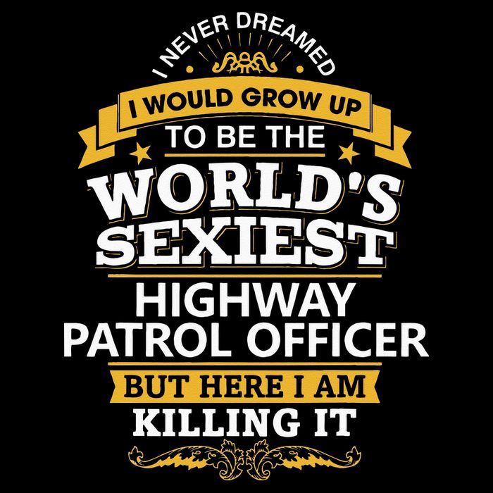Highway Patrol Officer Gift Idea For Highway Patrol Cooling Performance Crew T-Shirt
