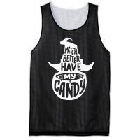 Halloween Party Pun Gifts Witchy Candy Delight Mesh Reversible Basketball Jersey Tank