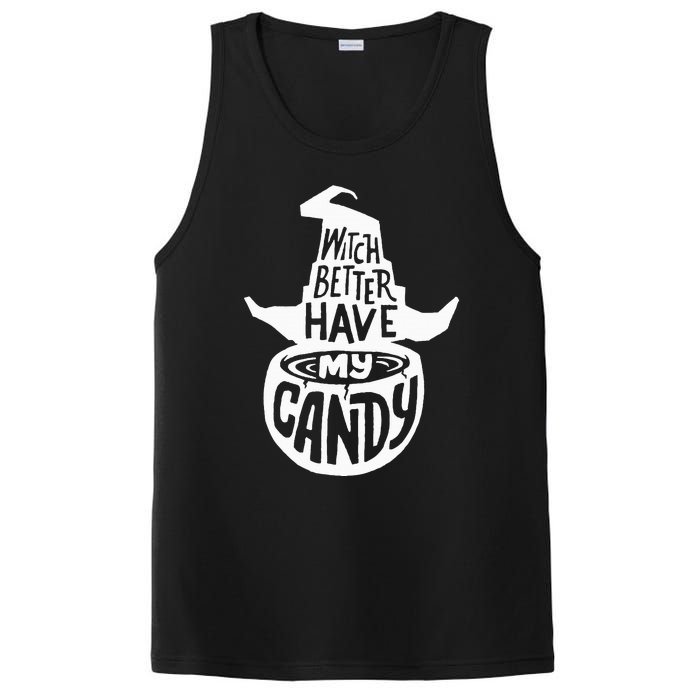 Halloween Party Pun Gifts Witchy Candy Delight PosiCharge Competitor Tank