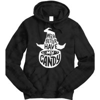 Halloween Party Pun Gifts Witchy Candy Delight Tie Dye Hoodie