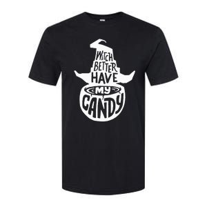 Halloween Party Pun Gifts Witchy Candy Delight Softstyle CVC T-Shirt