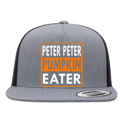 Halloween Peter Pumpkin Eater Costume Couples Flat Bill Trucker Hat