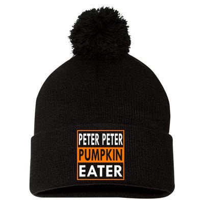 Halloween Peter Pumpkin Eater Costume Couples Pom Pom 12in Knit Beanie