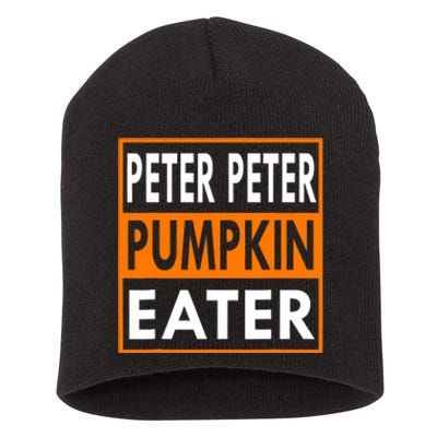 Halloween Peter Pumpkin Eater Costume Couples Short Acrylic Beanie