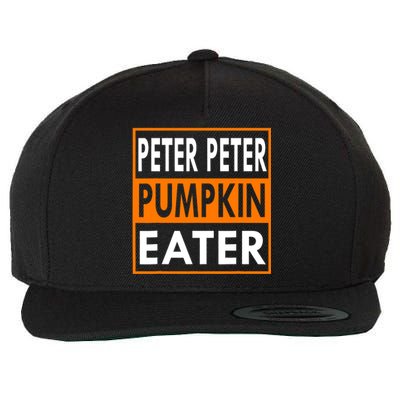 Halloween Peter Pumpkin Eater Costume Couples Wool Snapback Cap