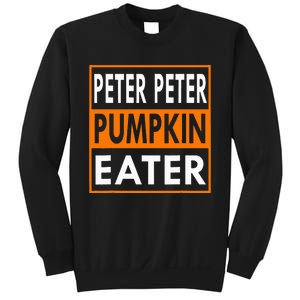 Halloween Peter Pumpkin Eater Costume Couples Sweatshirt