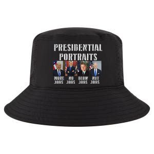 Humor Presidential Portraits Trump Obama Biden Clinton Cool Comfort Performance Bucket Hat