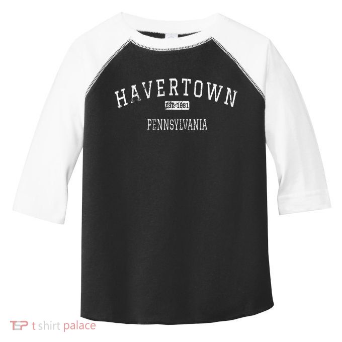 Havertown Pennsylvania PA Vintage Toddler Fine Jersey T-Shirt