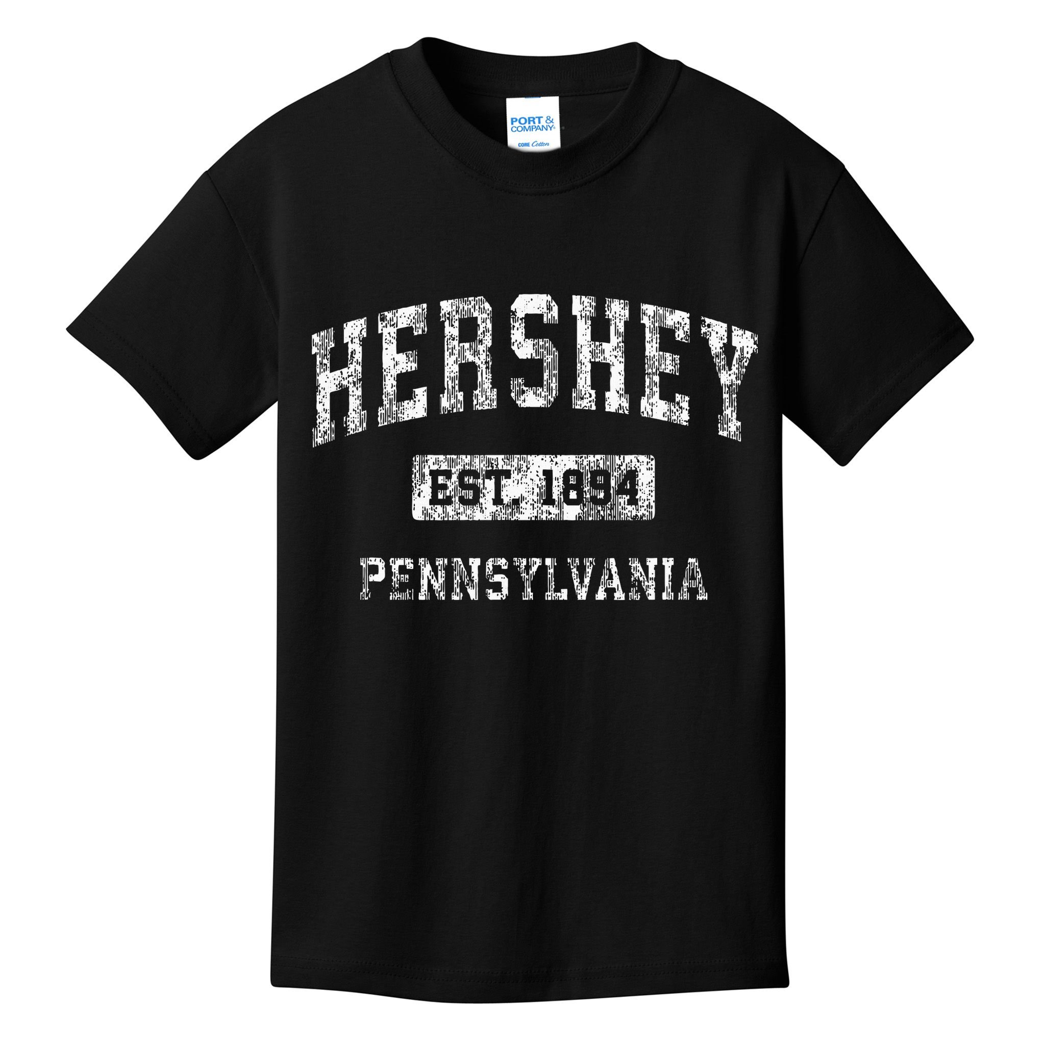 Hershey Pennsylvania Pa Vintage Established Sports Kids T-Shirt