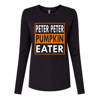 Halloween Peter Pumpkin Eater Costume Couples Womens Cotton Relaxed Long Sleeve T-Shirt