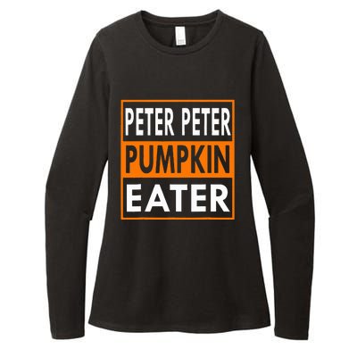 Halloween Peter Pumpkin Eater Costume Couples Womens CVC Long Sleeve Shirt