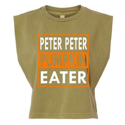 Halloween Peter Pumpkin Eater Costume Couples Garment-Dyed Women's Muscle Tee