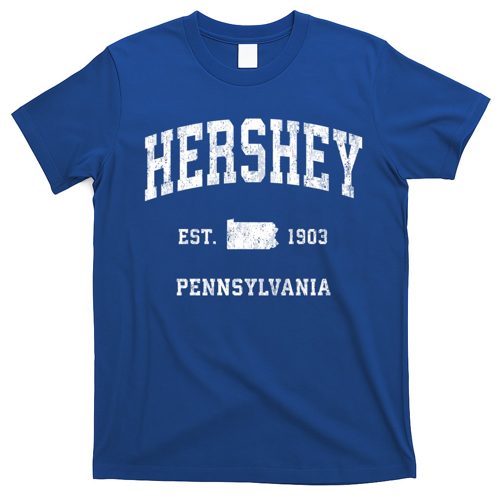 Hershey Pennsylvania Pa Vintage Athletic Sports Design Meaningful Gift T-Shirt