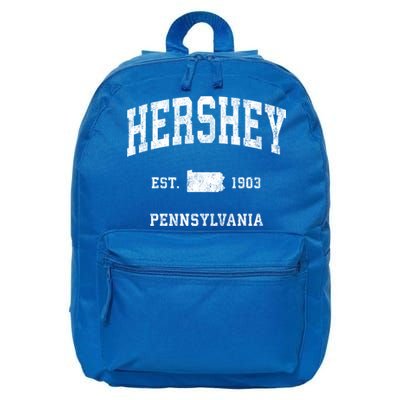 Hershey Pennsylvania Pa Vintage Athletic Sports Design Meaningful Gift 16 in Basic Backpack