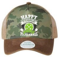 Happy People Play Pickleball Paddleball Player Legacy Tie Dye Trucker Hat