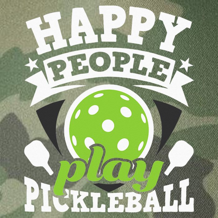 Happy People Play Pickleball Paddleball Player Legacy Tie Dye Trucker Hat