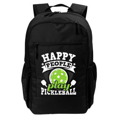 Happy People Play Pickleball Paddleball Player Backpack