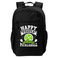 Happy People Play Pickleball Paddleball Player Backpack