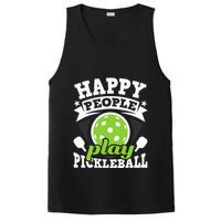 Happy People Play Pickleball Paddleball Player PosiCharge Competitor Tank