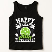 Happy People Play Pickleball Paddleball Player Tank Top