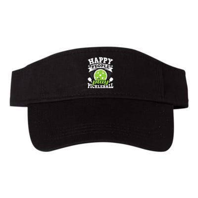 Happy People Play Pickleball Paddleball Player Visor