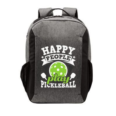Happy People Play Pickleball Paddleball Player Vector Backpack