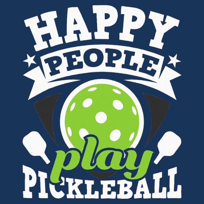 Happy People Play Pickleball Paddleball Player Infant Baby Jersey Bodysuit