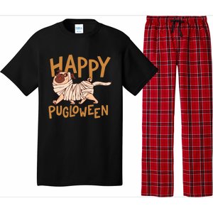 Happy Pugloween Pug Halloween Gift Pajama Set