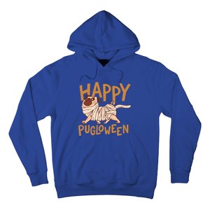 Happy Pugloween Pug Halloween Gift Hoodie