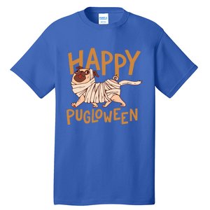 Happy Pugloween Pug Halloween Gift Tall T-Shirt