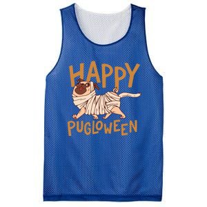 Happy Pugloween Pug Halloween Gift Mesh Reversible Basketball Jersey Tank