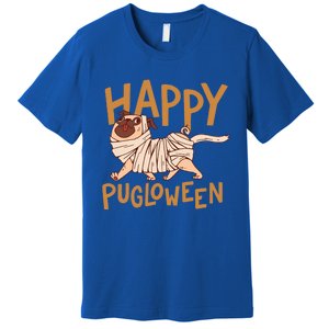 Happy Pugloween Pug Halloween Gift Premium T-Shirt