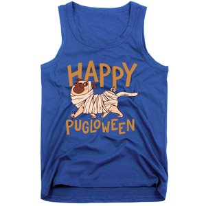 Happy Pugloween Pug Halloween Gift Tank Top