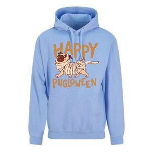 Happy Pugloween Pug Halloween Gift Unisex Surf Hoodie