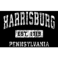 Harrisburg Pennsylvania Pa Vintage Established Sports Bumper Sticker