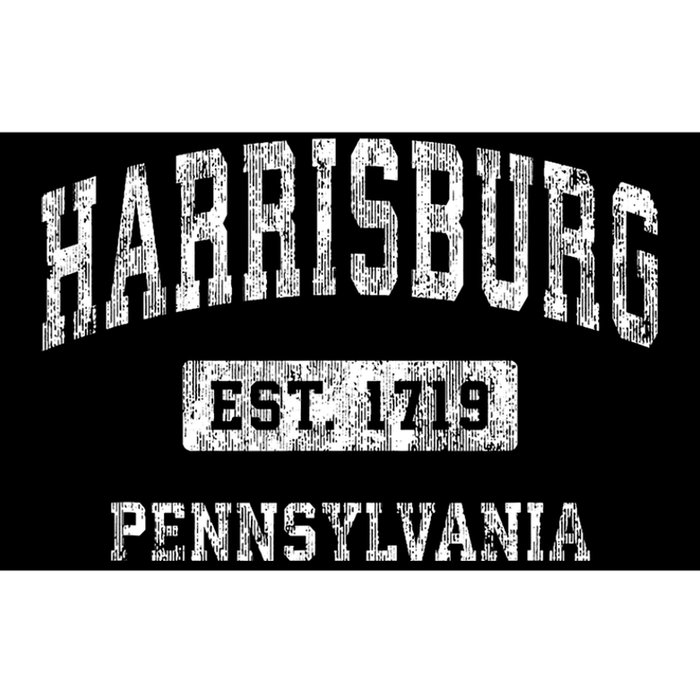 Harrisburg Pennsylvania Pa Vintage Established Sports Bumper Sticker