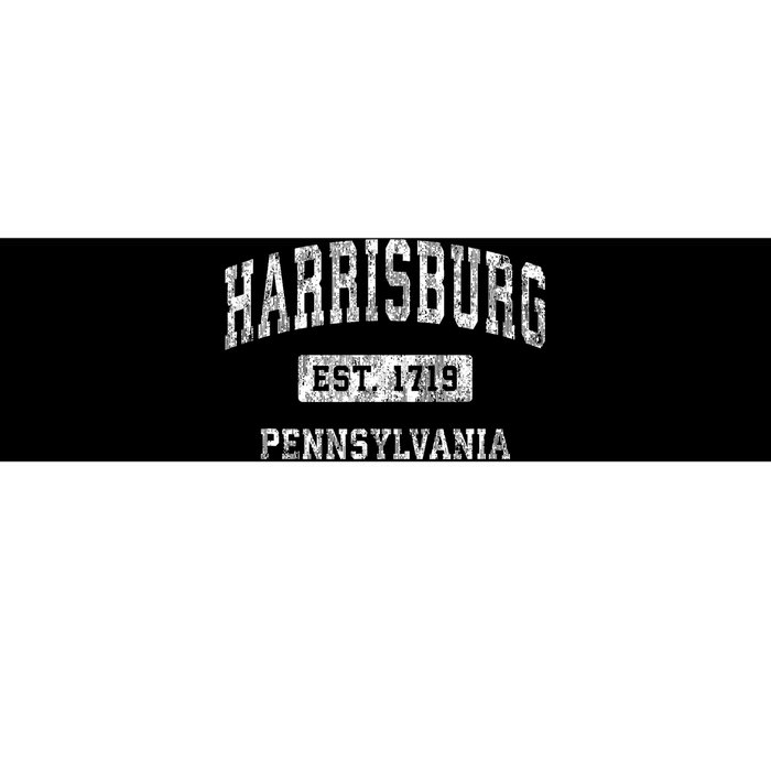 Harrisburg Pennsylvania Pa Vintage Established Sports Bumper Sticker