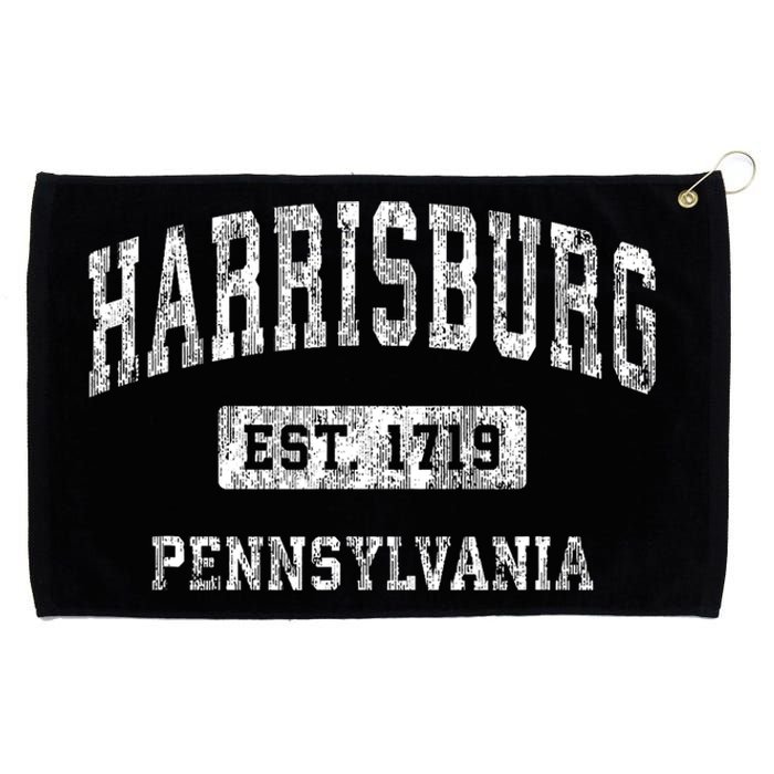 Harrisburg Pennsylvania Pa Vintage Established Sports Grommeted Golf Towel