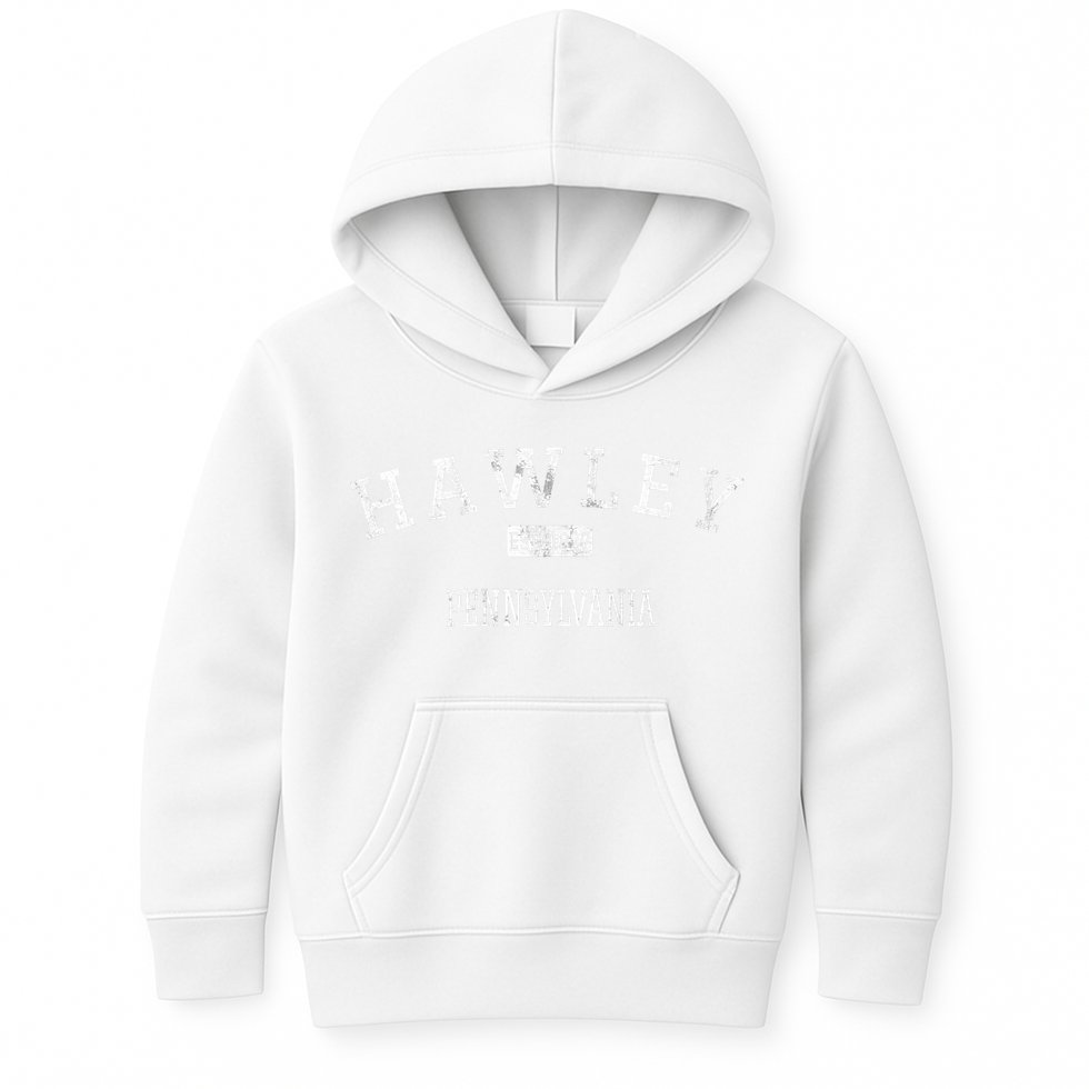 Hawley Pennsylvania Pa Vintage Kids Hoodie