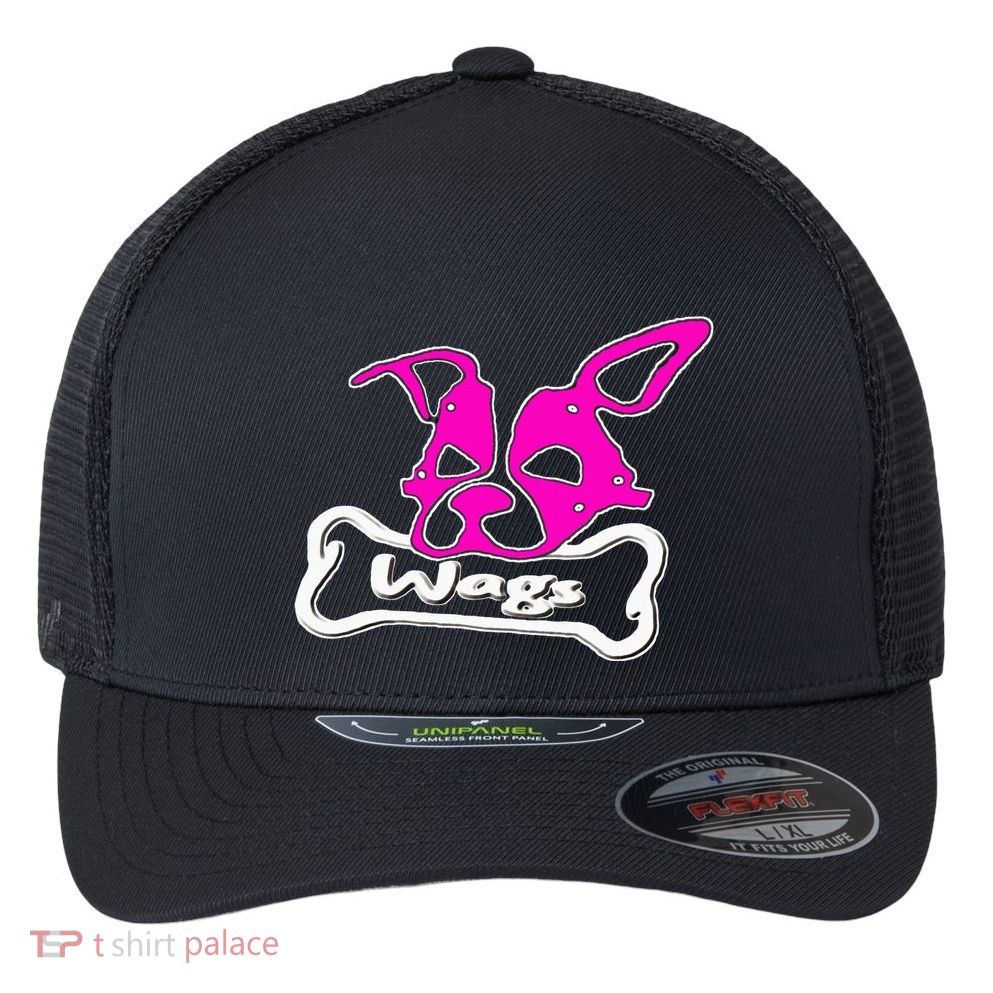 Human Puppy Play Mask Bdsm Fetish Gear Wags Pup Hood Flexfit Unipanel Trucker Cap