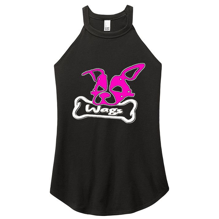 Human Puppy Play Mask Bdsm Fetish Gear Wags Pup Hood Women's Perfect Tri Rocker Tank