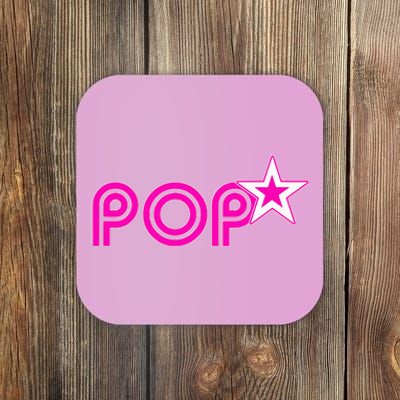 Hot Pink Pop Star IM A Famous Teen Idol Pop Music Star Coaster