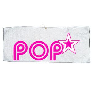 Hot Pink Pop Star IM A Famous Teen Idol Pop Music Star Large Microfiber Waffle Golf Towel