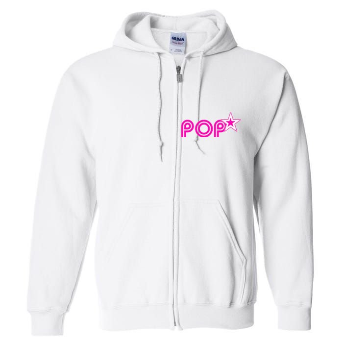 Hot Pink Pop Star IM A Famous Teen Idol Pop Music Star Full Zip Hoodie